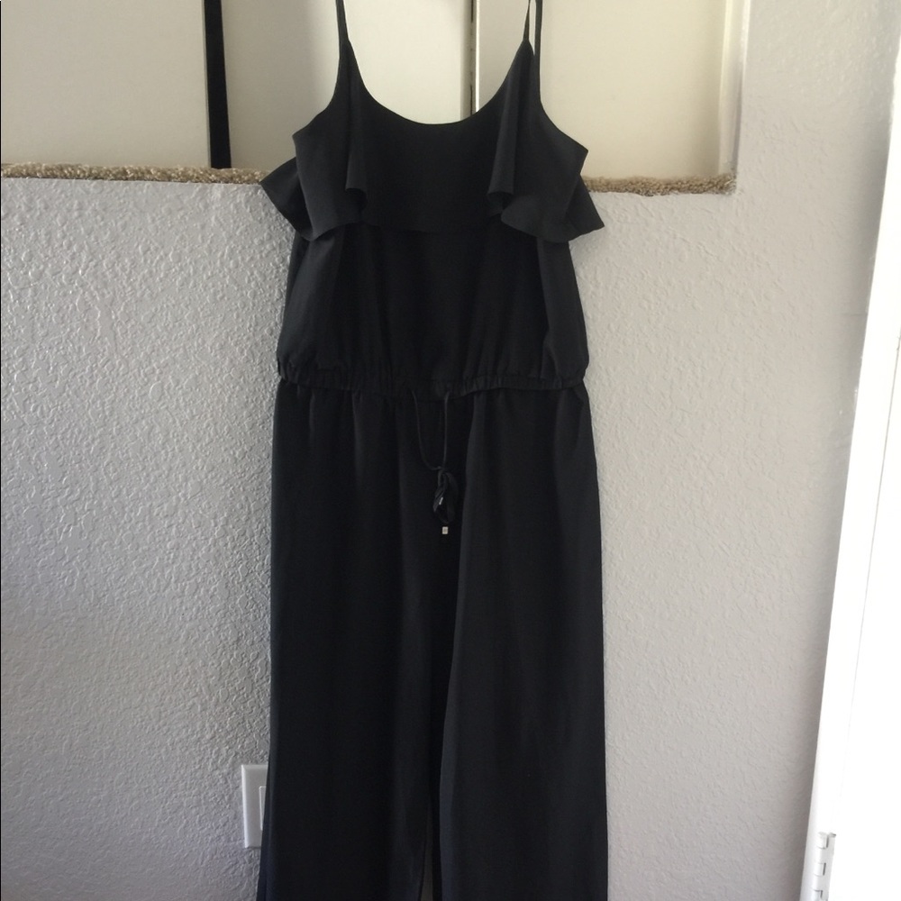 Michael Kors Pant ROMPER. Black, adjustable straps